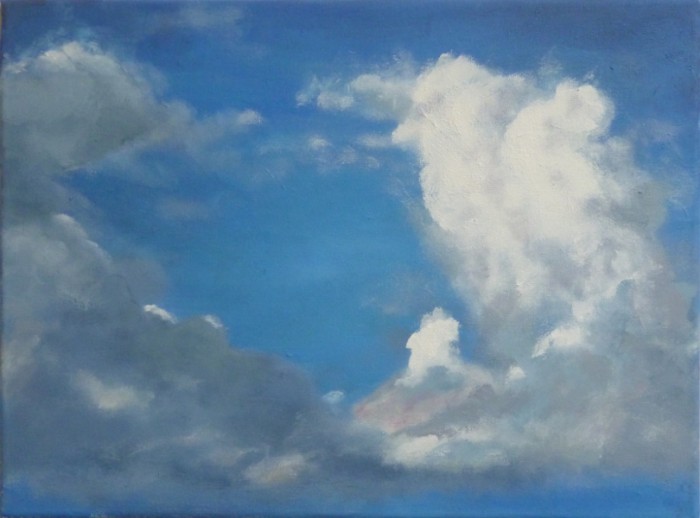 Bild Clouds, Acryl auf Leinwand, 30 x 40 cm, by greth-Art Martina Witting-Greth