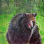 Bild Grizzley-mom, 50 x 70 cm, Acryl auf Leinwand, by greth-Art Martina Witting-Greth