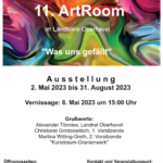 Plakat 11. ArtRoom Kunstraum Oranienwerk