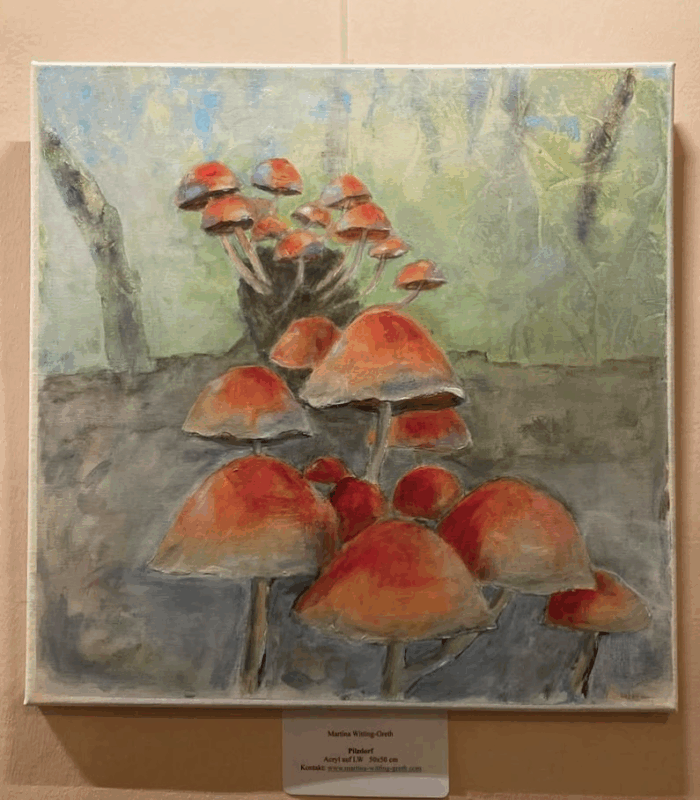 Werk Pilzdorf, in der Ausstellung Kirche Velten Herbst 2025